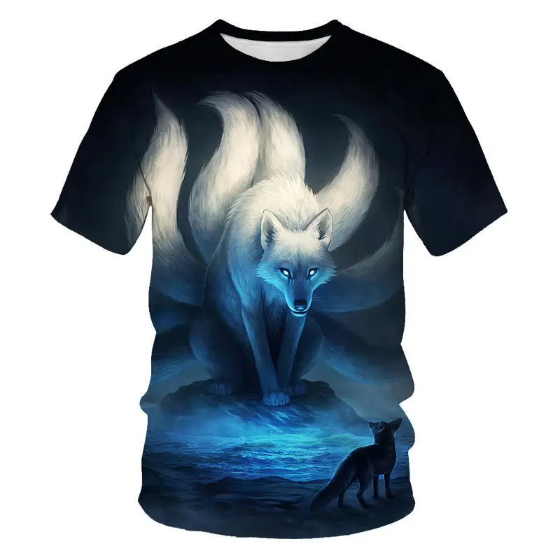 Harajuku Hip Hop Streetwear Top Summer Animal Fox Pattern Men T-shirt Trend Casual 3D Print Graphic T Shirts Fashion Personality
Harajuku Hip Hop Streetwear Top Summer Animal Fox Pattern Men T-shirt Trend Casual 3D Print Graphic T Shirts Fashion Personality
