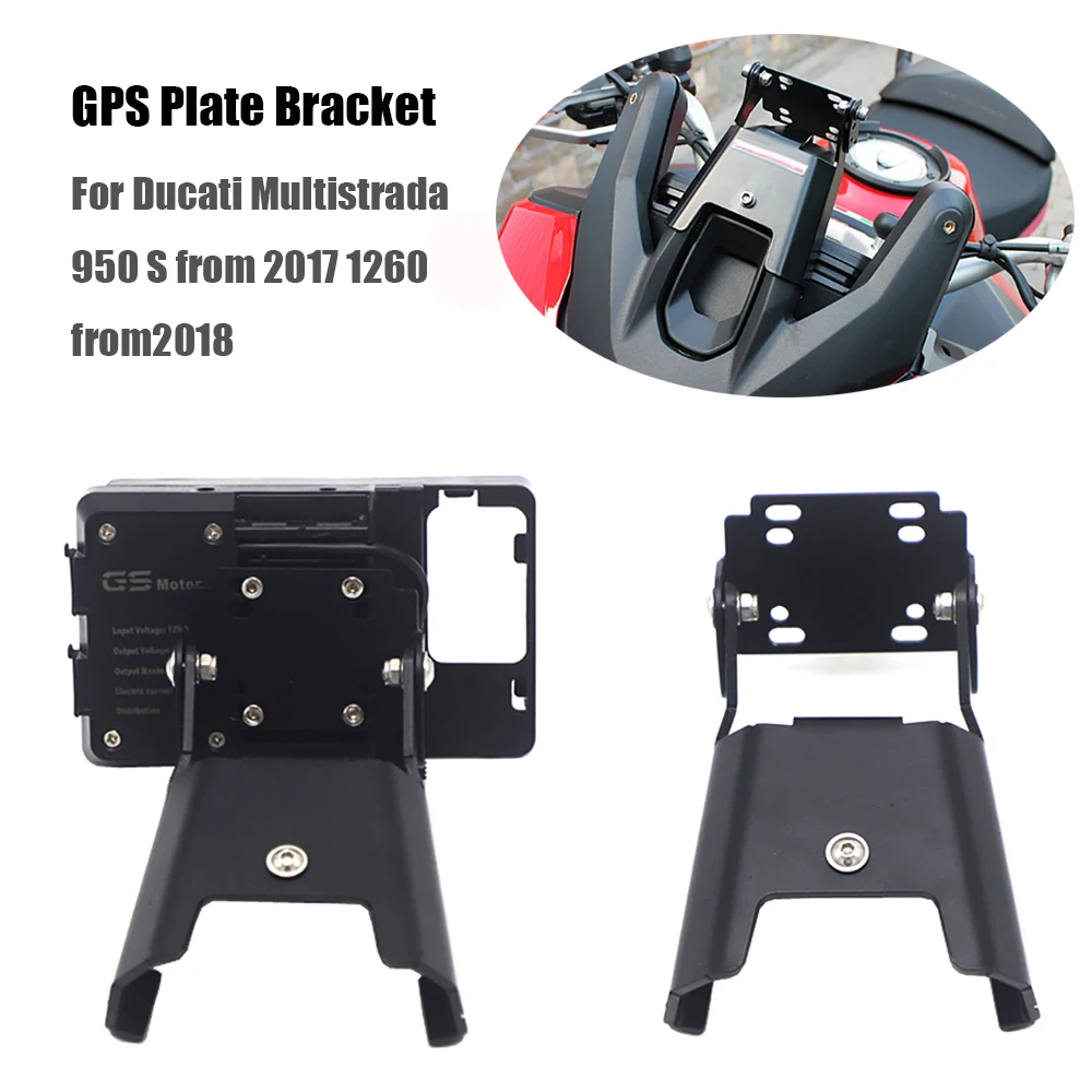 New Motorcycle For Ducati Multistrada 950 S from 2017 1260 from2018 Enduro from 2016 Mobile Phone Stand Holder GPS Plate Bracket
New Motorcycle For Ducati Multistrada 950 S from 2017 1260 from2018 Enduro from 2016 Mobile Phone Stand Holder GPS Plate Bracket