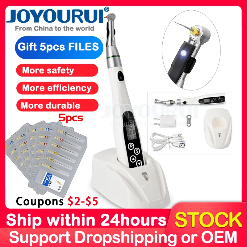 Dental Endo Motor Wireless 16:1 Reduction Contra Angle Endo Mate with LED Treament 9 Preset Programma Dental Intrument Endo File
Dental Endo Motor Wireless 16:1 Reduction Contra Angle Endo Mate with LED Treament 9 Preset Programma Dental Intrument Endo File
