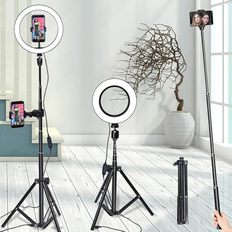 26cm 10 Inch Photography LED Light Tripod Ring Lamp Set Video Live Photo Studio mobile phone Selfie Stick Make Up Light
26cm 10 Inch Photography LED Light Tripod Ring Lamp Set Video Live Photo Studio mobile phone Selfie Stick Make Up Light