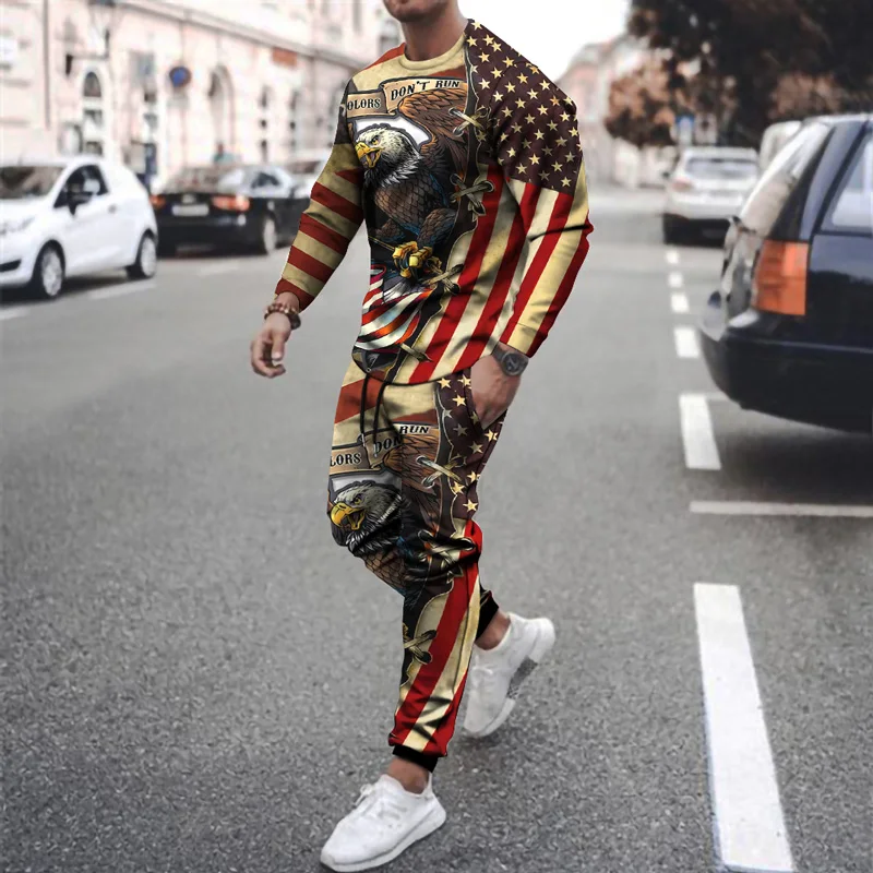 2022 summer T-shirt pants two-piece men's casual sports suit 3D printing sportswear fashion men's clothing
2022 summer T-shirt pants two-piece men's casual sports suit 3D printing sportswear fashion men's clothing