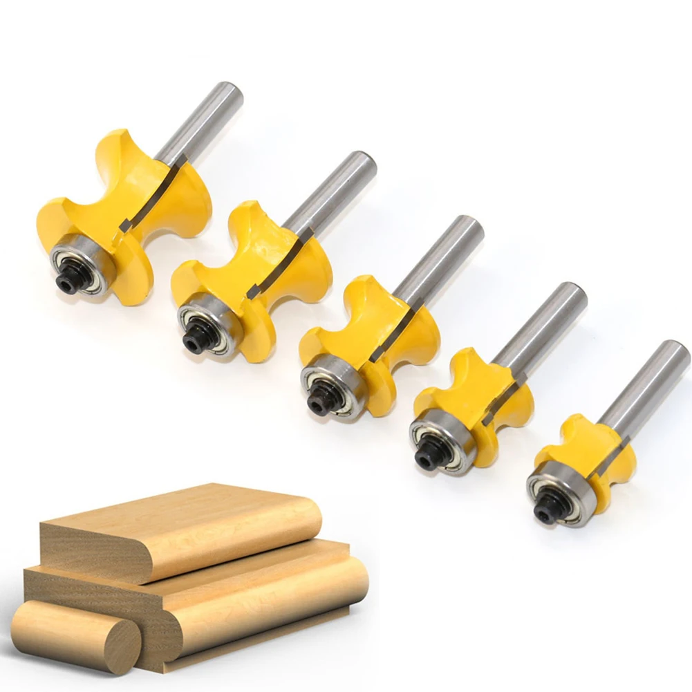 5pcs 8mm Shank Carbide Corner Bead Router Bit Set Woodworking Milling Cutter For Woods MDF Particle Board Plywood Compact
5pcs 8mm Shank Carbide Corner Bead Router Bit Set Woodworking Milling Cutter For Woods MDF Particle Board Plywood Compact