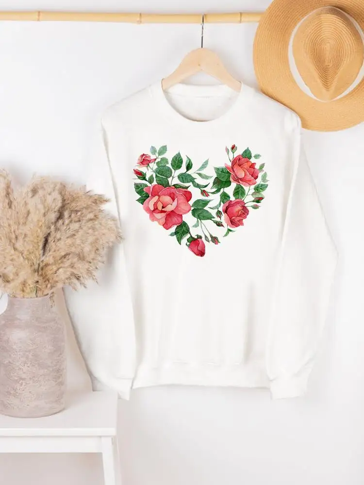 Love Floral Style Heart Clothing Ladies Woman Autumn Spring Print Female Pullovers Women Hoodies Casual Graphic Sweatshirts
Love Floral Style Heart Clothing Ladies Woman Autumn Spring Print Female Pullovers Women Hoodies Casual Graphic Sweatshirts