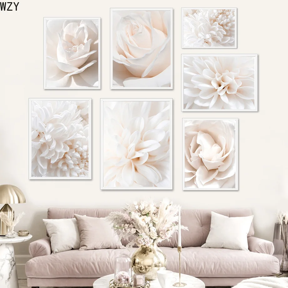 Dahlia White Peony Rose Flower Minimalist Wall Art PaintingCanvas Nordic Posters And Prints Wall Pictures For Living Room Decor
Dahlia White Peony Rose Flower Minimalist Wall Art PaintingCanvas Nordic Posters And Prints Wall Pictures For Living Room Decor