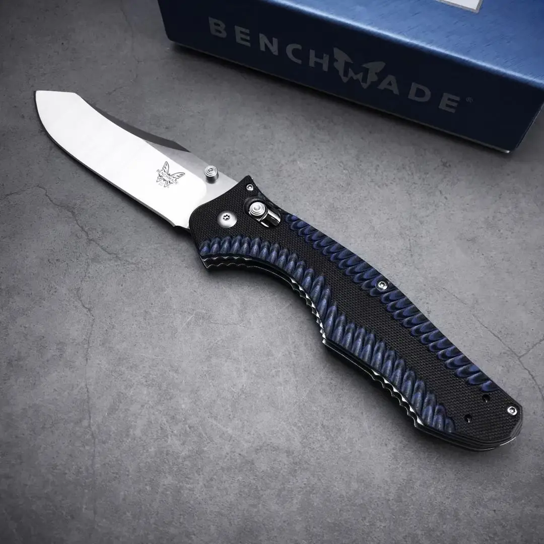 

Тактический складной нож на открытом воздухе, лезвие D2 Benchmade 810, Ручка G10, карманный нож для кемпинга, рыбалки, охоты, безопасности, обороны, ин...