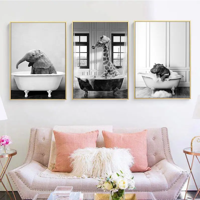 Nordic Black And White Bathroom Good Quality Prints And Posters HD Quality Poster Wall Art Painting Study Room Wall Decor 
Nordic Black And White Bathroom Good Quality Prints And Posters HD Quality Poster Wall Art Painting Study Room Wall Decor
