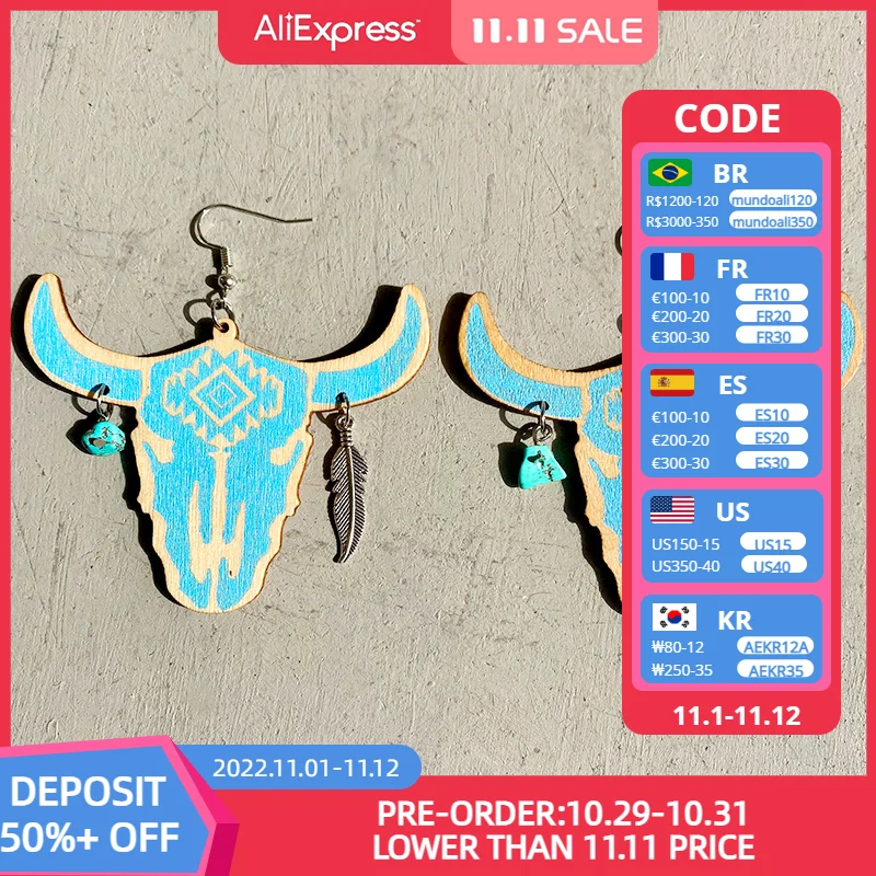 Western Cowgirl Jewelry Turquoise Stone Charms Aqua Pink Cow Head Wood Dangle Drop Earrings Gift for Her
Western Cowgirl Jewelry Turquoise Stone Charms Aqua Pink Cow Head Wood Dangle Drop Earrings Gift for Her