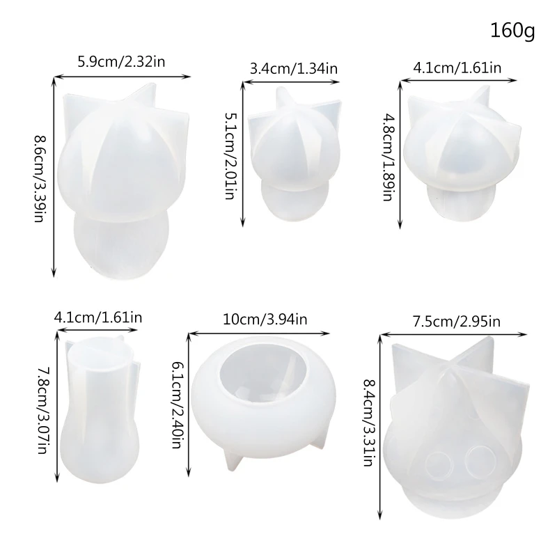 6 Pcs Mushroom Ornament Crafts Silicone Molds Jewelry Epoxy Casting Jewelry Tool Making Resin Diy Craft Home Decoration 
6 Pcs Mushroom Ornament Crafts Silicone Molds Jewelry Epoxy Casting Jewelry Tool Making Resin Diy Craft Home Decoration