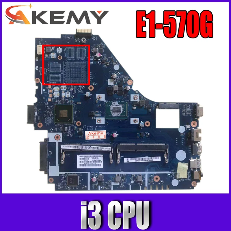 Макро/для ACER E1-530E1-570E1-570G системная плата Z5WE1 LA-9535P I3 CPU материнская плата
Макро/для ACER E1-530E1-570E1-570G системная плата Z5WE1 LA-9535P I3 CPU материнская плата