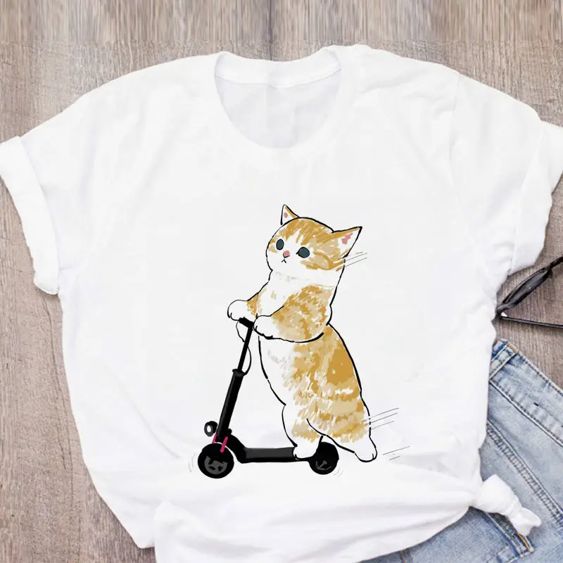 Women Cute cat interesting T Shirt Girl Graphic Printed Fashion Harajuku 2023 Clothes Causal Female Y2K Tops Tee
Women Cute cat interesting T Shirt Girl Graphic Printed Fashion Harajuku 2023 Clothes Causal Female Y2K Tops Tee