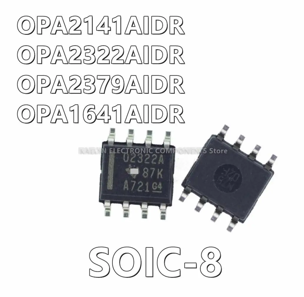 10Pcs/lot OPA2141AIDR 02141A OPA2322AIDR 02322A OPA2379AIDR 2379A OPA1641AIDR 01641A SOIC-8
10Pcs/lot OPA2141AIDR 02141A OPA2322AIDR 02322A OPA2379AIDR 2379A OPA1641AIDR 01641A SOIC-8