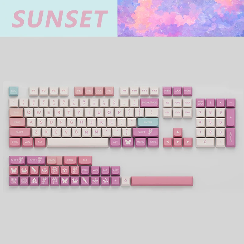 KBDiy PBT XDA профиль закат розовый кейкап механическая клавиатура колпачки для MX переключатели 133 клавиши для 61/64/68/78/84/87/96
KBDiy PBT XDA профиль закат розовый кейкап механическая клавиатура колпачки для MX переключатели 133 клавиши для 61/64/68/78/84/87/96