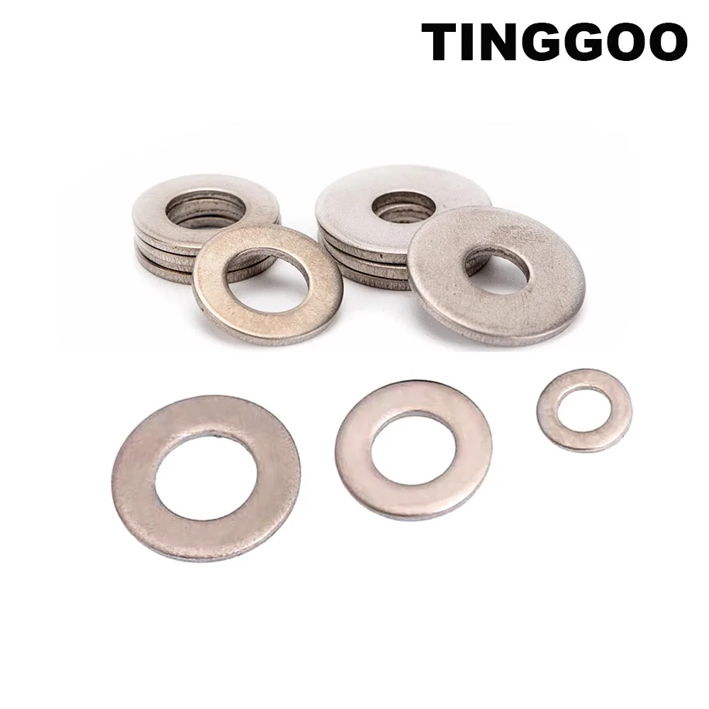 Плоские шайбы из титана TINGGOO DIN125 M3-M24
Плоские шайбы из титана TINGGOO DIN125 M3-M24