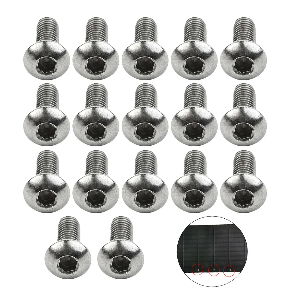 17pcs Electric Scooter Steel Bolts For Xiaomi M365 Bottom Board Screws 3*8mm Steel E-Scooter Bolts Cycling Accessories
17pcs Electric Scooter Steel Bolts For Xiaomi M365 Bottom Board Screws 3*8mm Steel E-Scooter Bolts Cycling Accessories