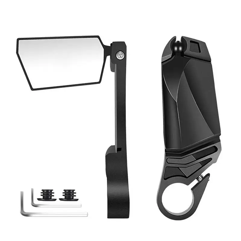 

Bicycle Mirrors For Handlebars Rear View Mirror For Bicycle 360 Degrees Full Rotation Scratch Resistant Handlebar Mirror For