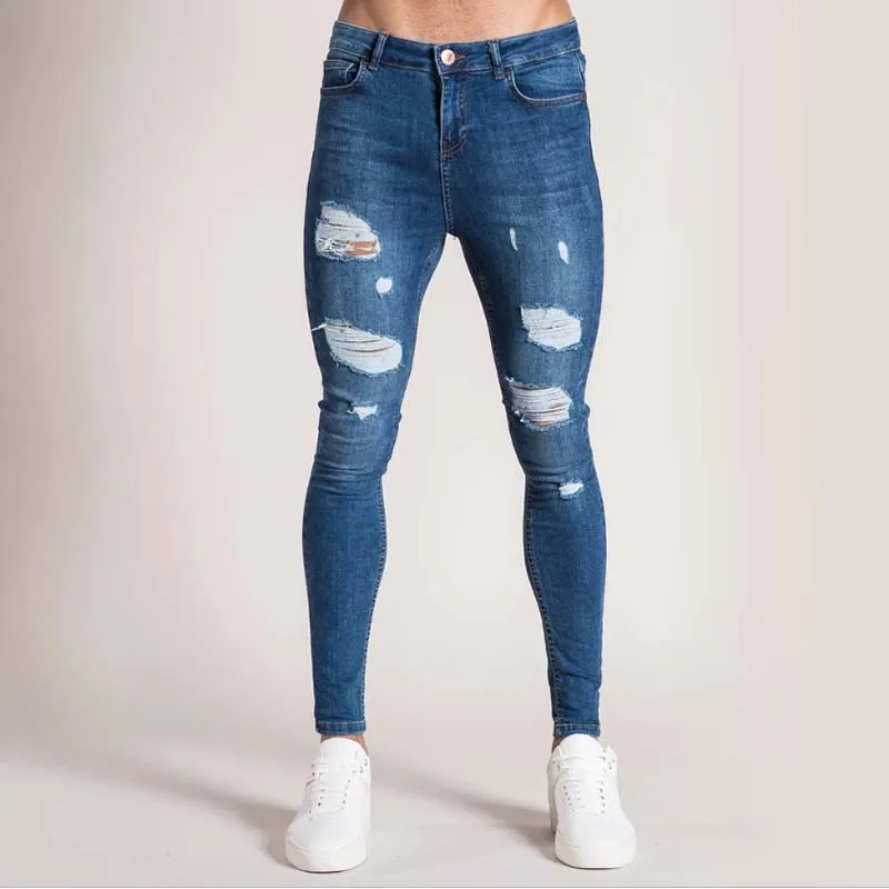 New Men's Jeans Hip Hop White Motorcycle Slim Fit Ripped Solid Ccolor Stretch Jeans Men's Casual High Waist Jogging Pencil Pants
New Men's Jeans Hip Hop White Motorcycle Slim Fit Ripped Solid Ccolor Stretch Jeans Men's Casual High Waist Jogging Pencil Pants