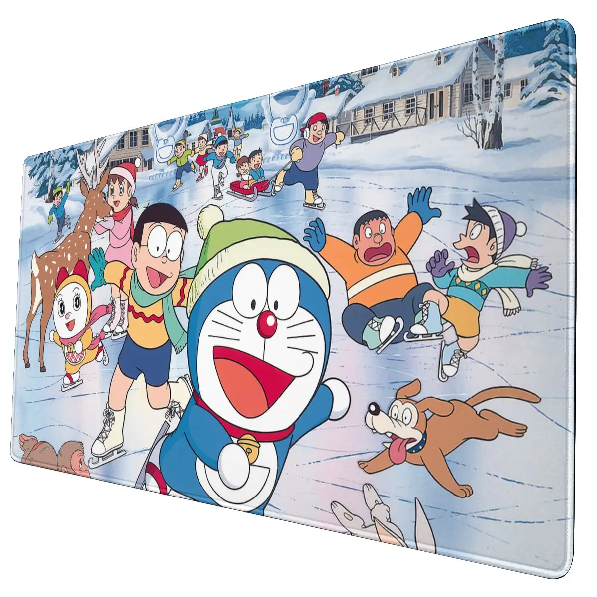 

Doraemon Cute Anime Robort Cat PC Desk Mat Mousepad XL Gaming Anti-slip Natural Rubber Gamer Mouse pad