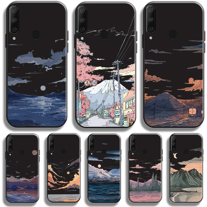 Landscape Painting Phone Case For Huawei Honor 8X Honor 10X 9X Pro Lite Liquid Silicon Funda Carcasa Black Silicone Cover Soft
Landscape Painting Phone Case For Huawei Honor 8X Honor 10X 9X Pro Lite Liquid Silicon Funda Carcasa Black Silicone Cover Soft