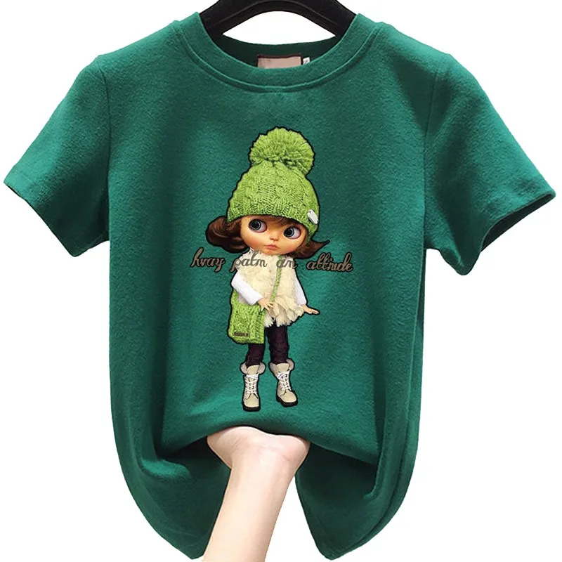 New Product Arrival Korean Summer Girly T Shirt Harajuku Print Cartoon Mouse Pattern Girl Tees O-neck Dark Green Tops Female
New Product Arrival Korean Summer Girly T Shirt Harajuku Print Cartoon Mouse Pattern Girl Tees O-neck Dark Green Tops Female