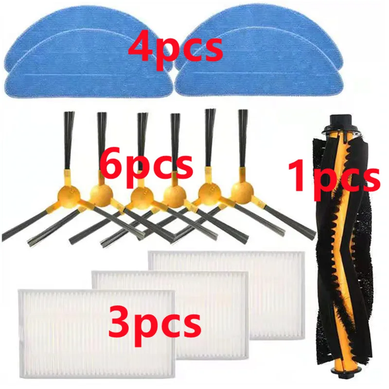 Main Brush Side Brush HEPA Filter Mop cloth for Proscenic 800T 820S for LIECTROUX C30B Vacuum Cleaner Accessories
Main Brush Side Brush HEPA Filter Mop cloth for Proscenic 800T 820S for LIECTROUX C30B Vacuum Cleaner Accessories