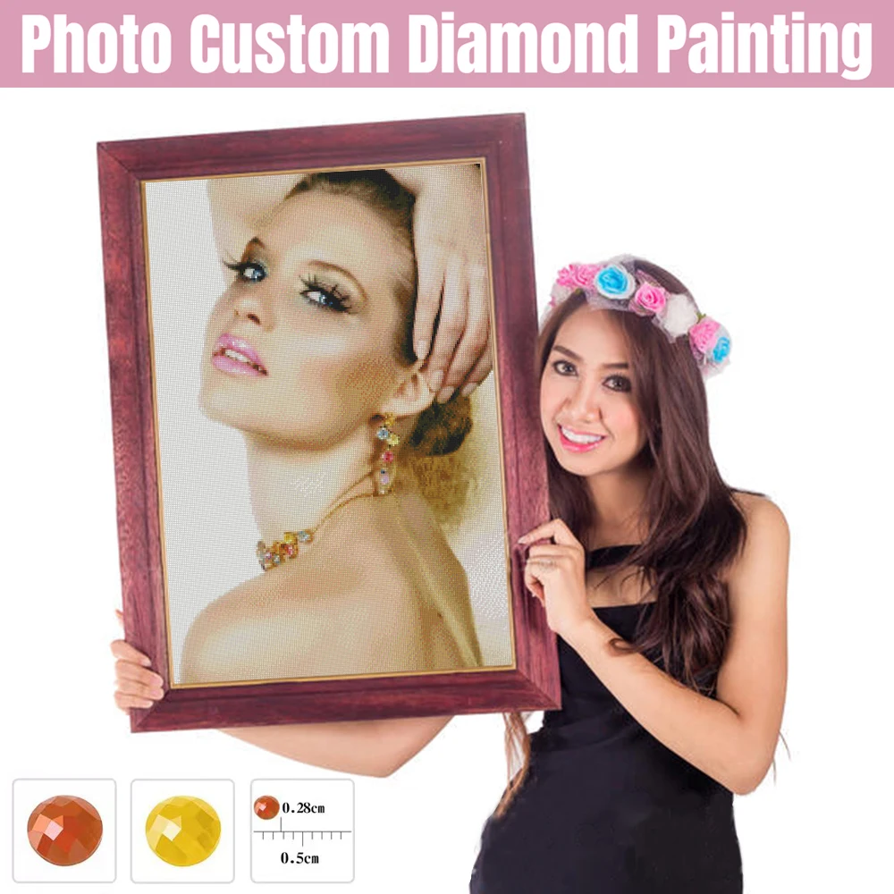 FCU Photo Custom Diamond Painting Portrait DIY Picture of Rhinestones 3D Cross Stitch 5D Embroidery Wedding Home Decoration
FCU Photo Custom Diamond Painting Portrait DIY Picture of Rhinestones 3D Cross Stitch 5D Embroidery Wedding Home Decoration