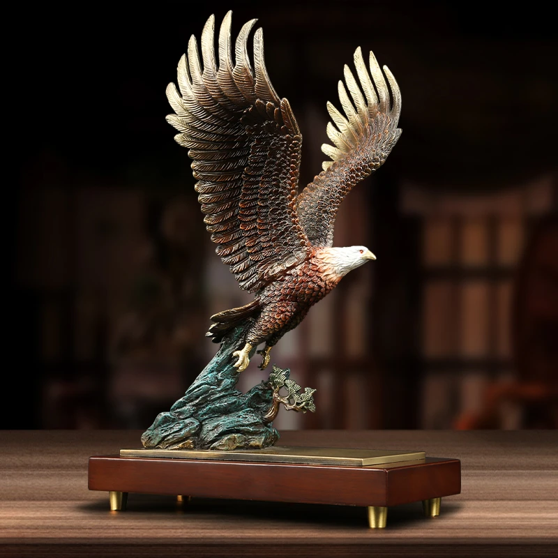 Original copper Eagle ornaments handmade decorative ornaments symbolize grand plans blessing gifts home accessories
Original copper Eagle ornaments handmade decorative ornaments symbolize grand plans blessing gifts home accessories