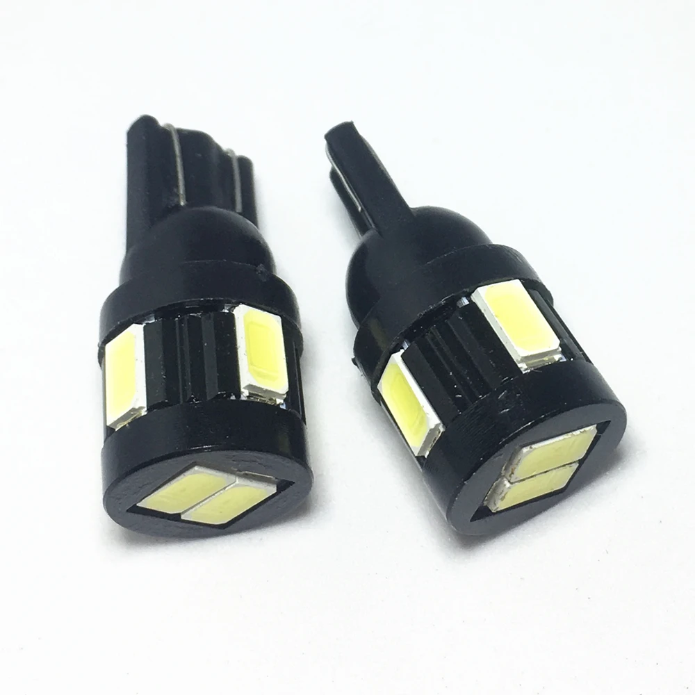 2pcs White Clearance Reading License Auto T10 LED W5W LED Bulbs Car Light 194 168 Plate Lamp 12V 6SMD LED Interior Dome Lights
2pcs White Clearance Reading License Auto T10 LED W5W LED Bulbs Car Light 194 168 Plate Lamp 12V 6SMD LED Interior Dome Lights