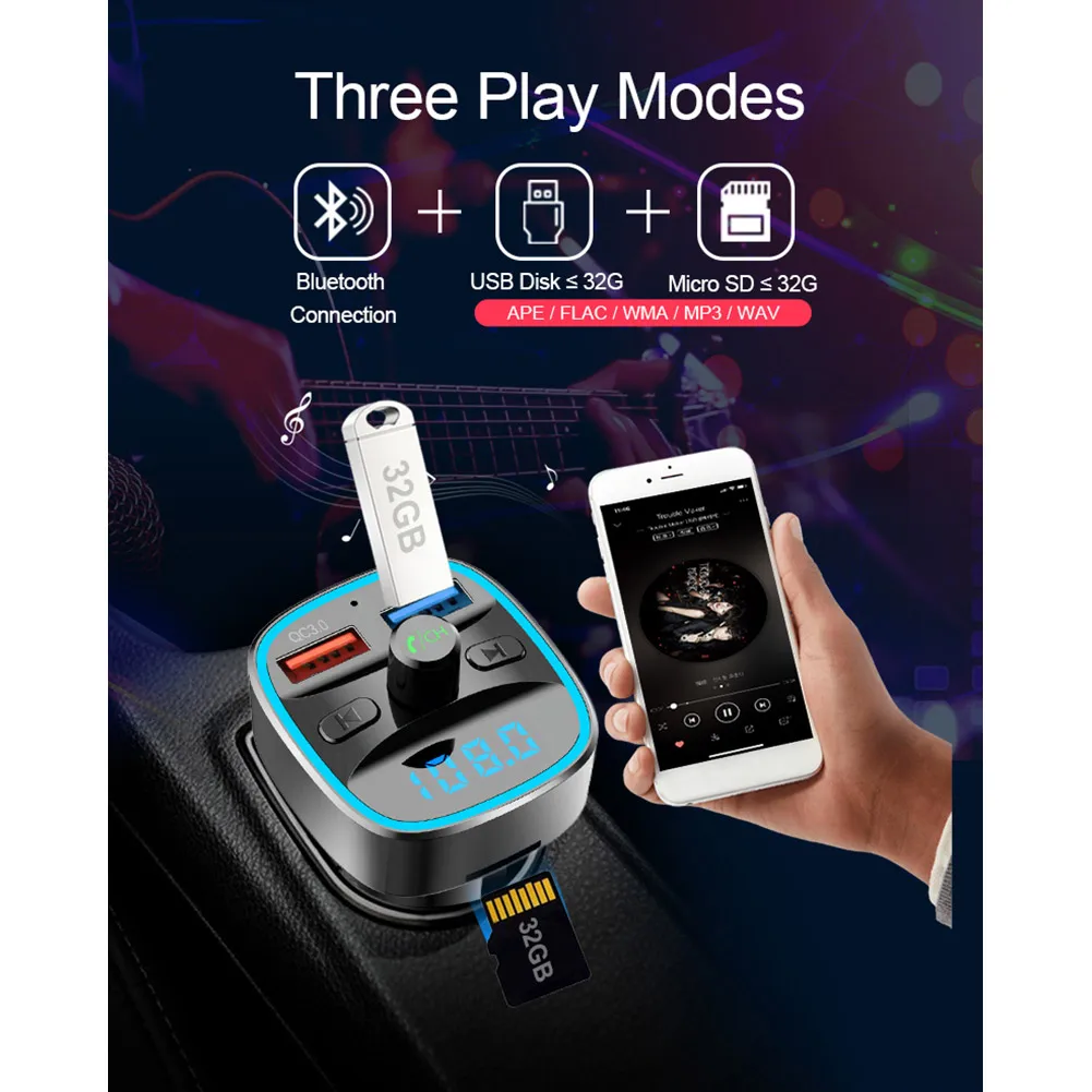 1*Bluetooth FM Transmitter MP3 Decoder Chip Player USB Handsfree Car Charger High Quality Car Electrition Accessories
1*Bluetooth FM Transmitter MP3 Decoder Chip Player USB Handsfree Car Charger High Quality Car Electrition Accessories
