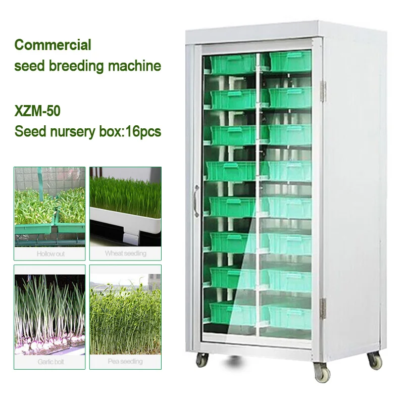 Commercial seed breeding machine Thermostatic control sprouts incubator Pollution-free seedling machine for wheat/garlic/pea 1PC
Commercial seed breeding machine Thermostatic control sprouts incubator Pollution-free seedling machine for wheat/garlic/pea 1PC