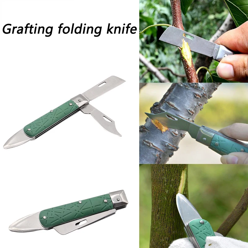 Grafting folding knife Garden Seedling foldable Cutter Branch Cutting Pruning Tool Tree budding blade nursery bark peeler lifter
Grafting folding knife Garden Seedling foldable Cutter Branch Cutting Pruning Tool Tree budding blade nursery bark peeler lifter