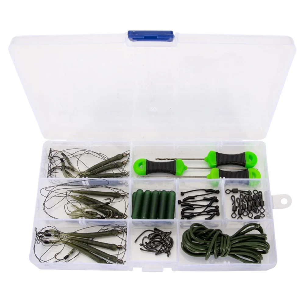 62pcs European Fishing Accessories String Hook Line Set Tackle Hoses Boxed Combination Elbow Vigorous Horse String Hook Line Set
62pcs European Fishing Accessories String Hook Line Set Tackle Hoses Boxed Combination Elbow Vigorous Horse String Hook Line Set