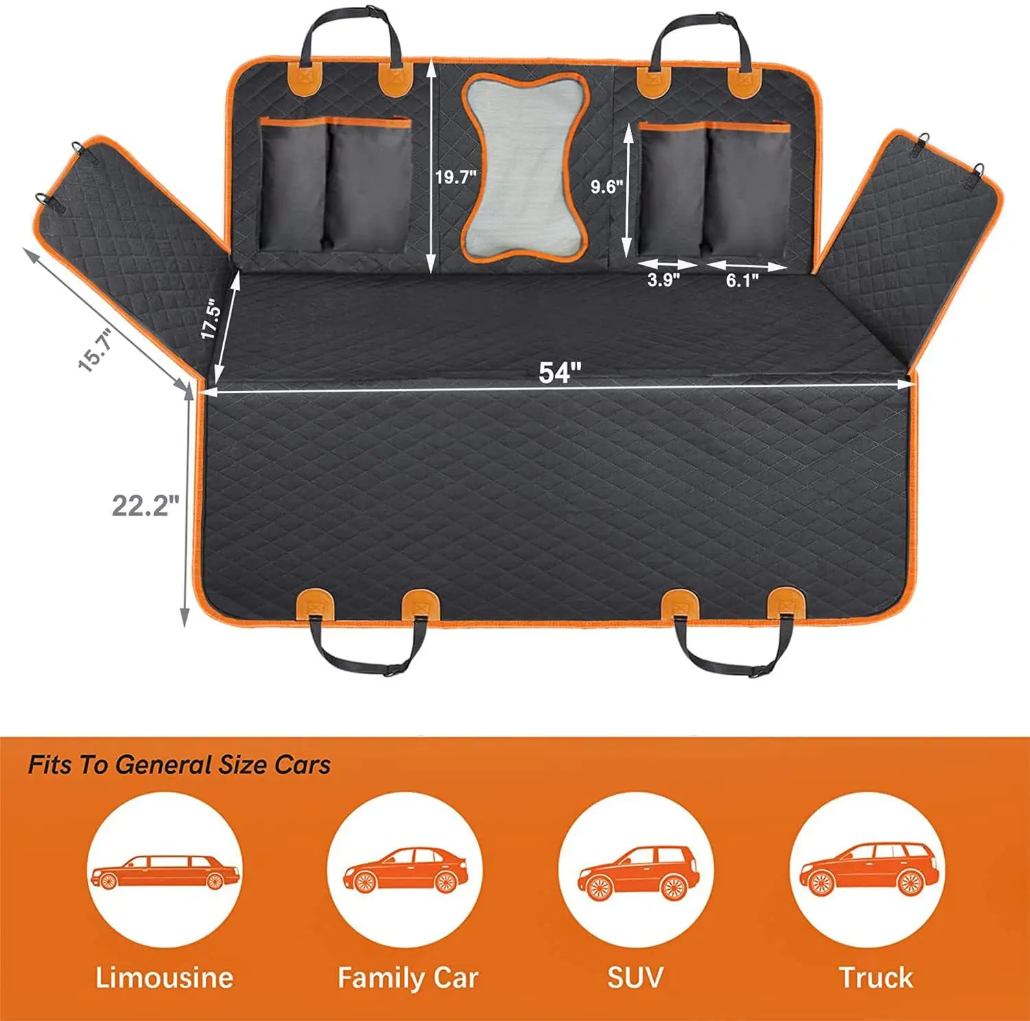 Dog Car Seat Cover, Waterproof Anti-Scratch with Mesh Window, Nonslip Back Seat Pet Protection,Dog Seat Cover for Cars/Trucks/SU
Dog Car Seat Cover, Waterproof Anti-Scratch with Mesh Window, Nonslip Back Seat Pet Protection,Dog Seat Cover for Cars/Trucks/SU