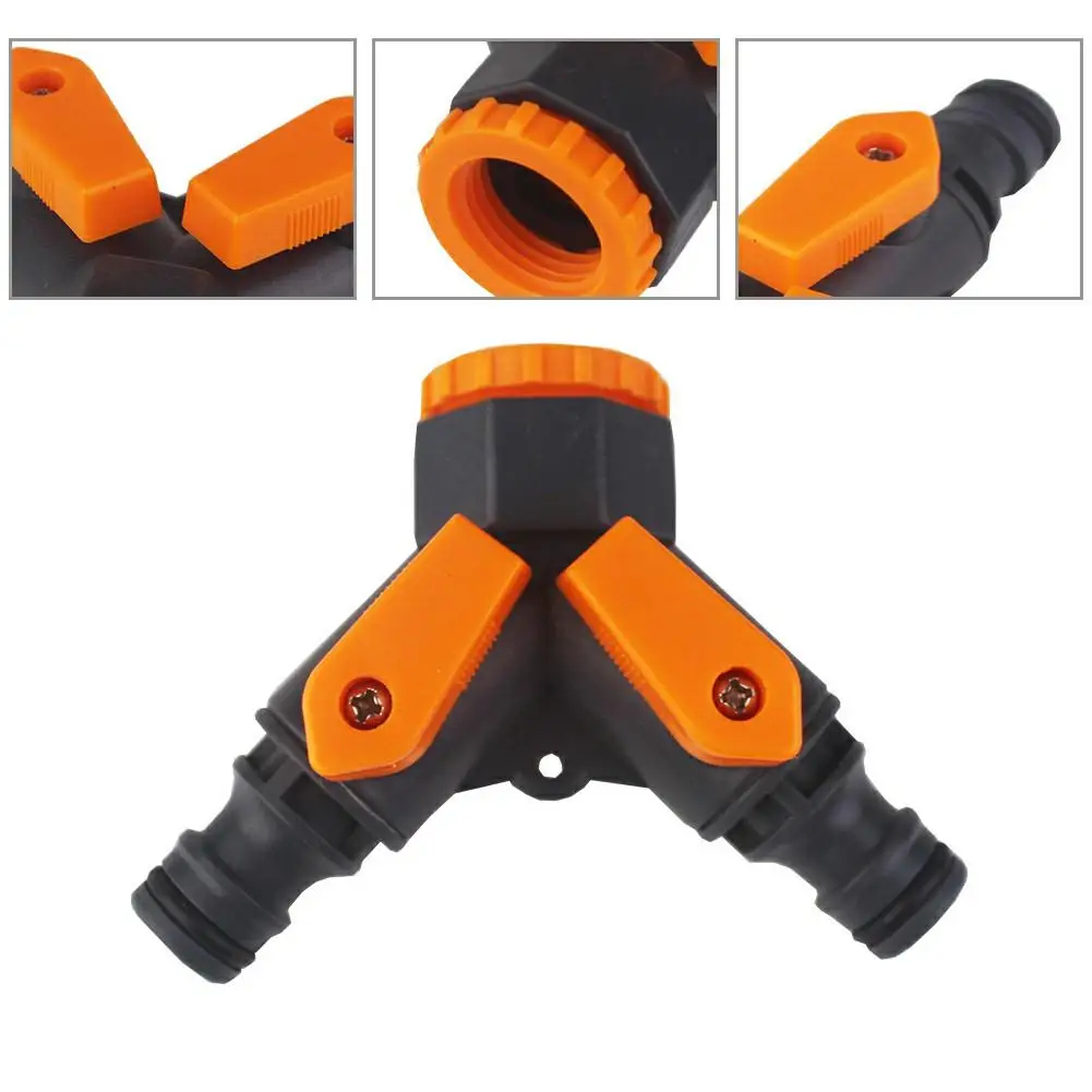 Garden Tap Hose Connectors Splitters Y Type Water Diverter Valve 20-25 Mm 2 Way 3/4 Inch 1/2 Inch Quick Connector Irrigation
Garden Tap Hose Connectors Splitters Y Type Water Diverter Valve 20-25 Mm 2 Way 3/4 Inch 1/2 Inch Quick Connector Irrigation