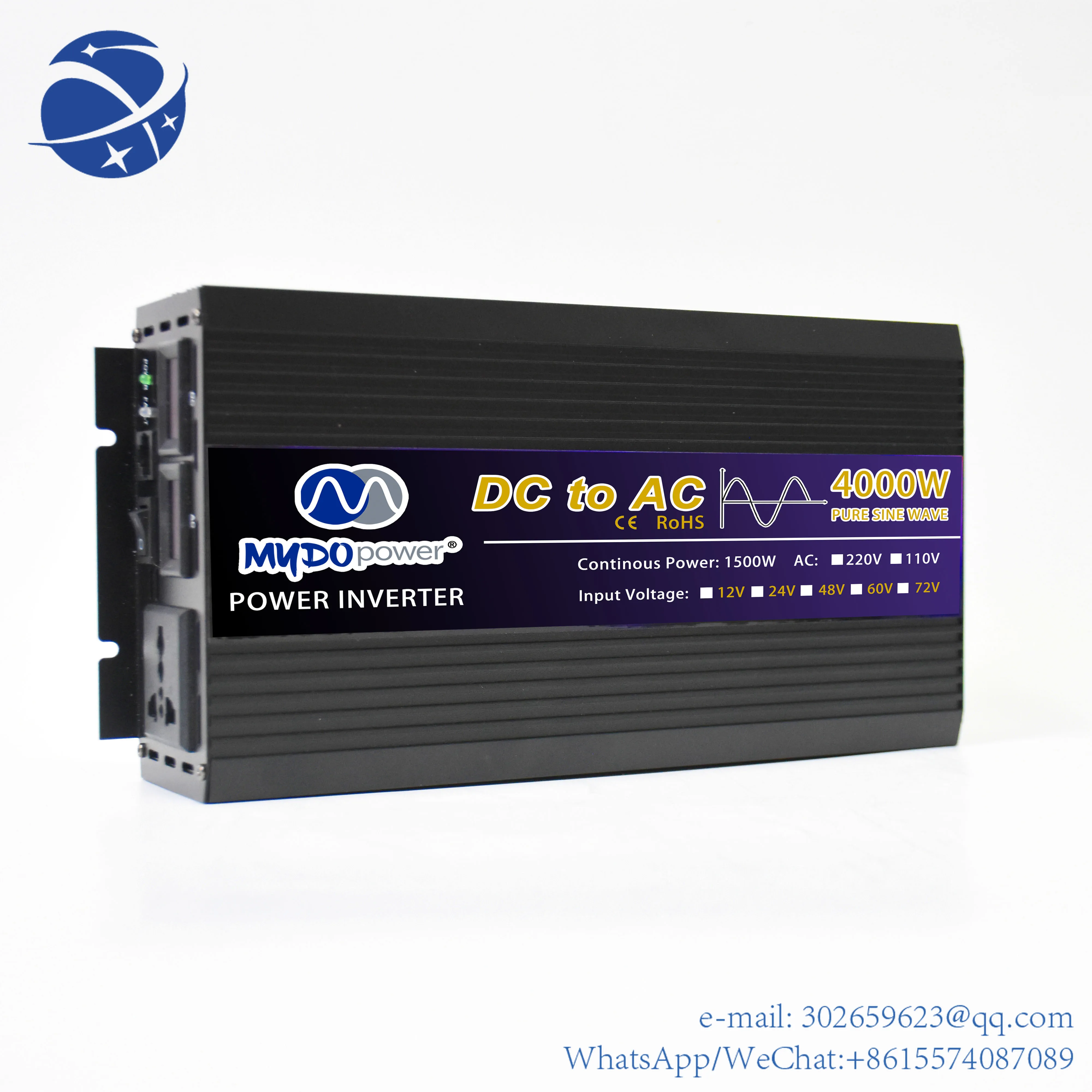 Gongdi 4000w power supply 12v 220v pure sine wave inverter 24V 9.1A rechargeable power inverter 110V power inverter with charger
Gongdi 4000w power supply 12v 220v pure sine wave inverter 24V 9.1A rechargeable power inverter 110V power inverter with charger