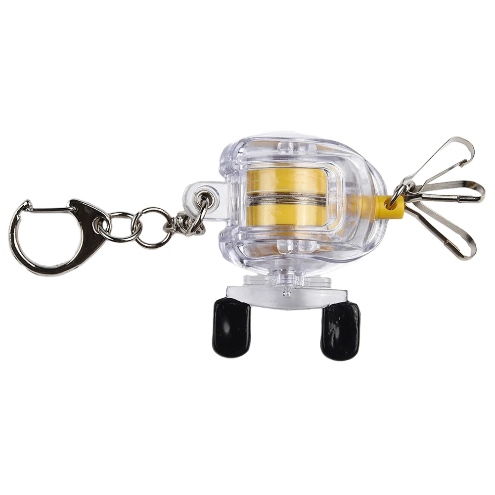 Quick Buckle Key Chain Key Ring Plastic+steel Wire 5x5.5cm Clear Fishing Parts Fishing Tackle Fly Fishing Reel
Quick Buckle Key Chain Key Ring Plastic+steel Wire 5x5.5cm Clear Fishing Parts Fishing Tackle Fly Fishing Reel