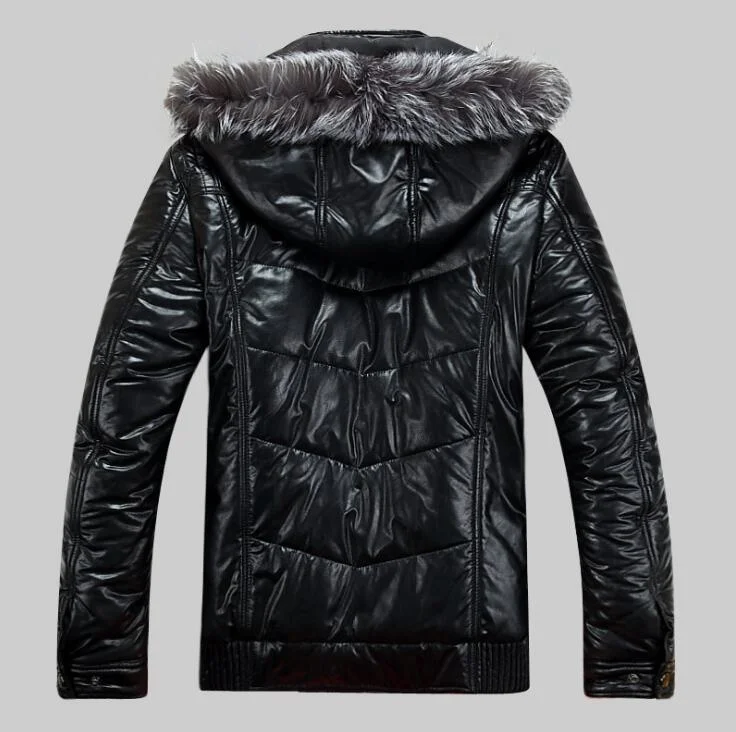 Hot Brand Korean Plus Size Men's Leather jacket Men Warm Outwear Mens Winter Hooded Coats male Slim Fashion Jackets S-4XL
Hot Brand Korean Plus Size Men's Leather jacket Men Warm Outwear Mens Winter Hooded Coats male Slim Fashion Jackets S-4XL