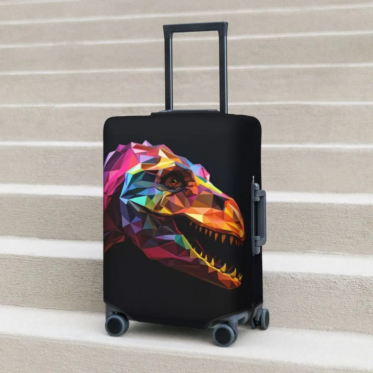 Dinosaur Suitcase Cover Geometric Paper Art Business Holiday Useful Luggage Accesories Protection
Dinosaur Suitcase Cover Geometric Paper Art Business Holiday Useful Luggage Accesories Protection
