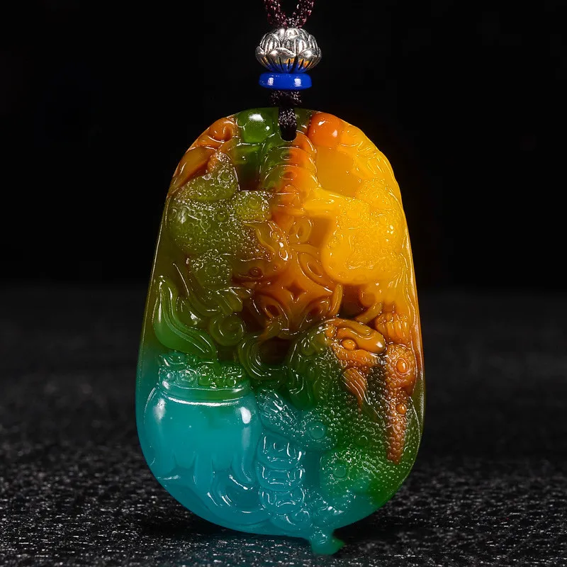 Xinjiang Gobi Golden Jade Colorful Jade Flower Tripod Golden Toad Pendant for Men and Women Lucky Pendant Sweater Chain
Xinjiang Gobi Golden Jade Colorful Jade Flower Tripod Golden Toad Pendant for Men and Women Lucky Pendant Sweater Chain