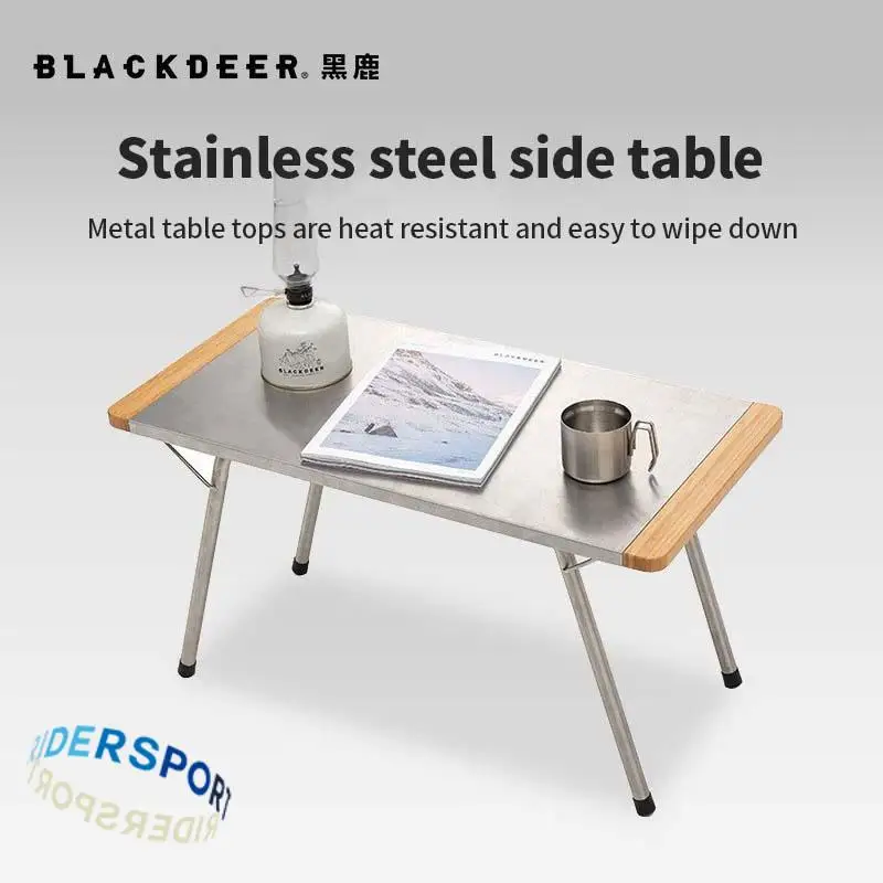 Outdoor Camping Stainless Steel Folding Table Bamboo Portable Car Barbecue Table Family Patio Picnic Bamboo Wooden Small Table
Outdoor Camping Stainless Steel Folding Table Bamboo Portable Car Barbecue Table Family Patio Picnic Bamboo Wooden Small Table