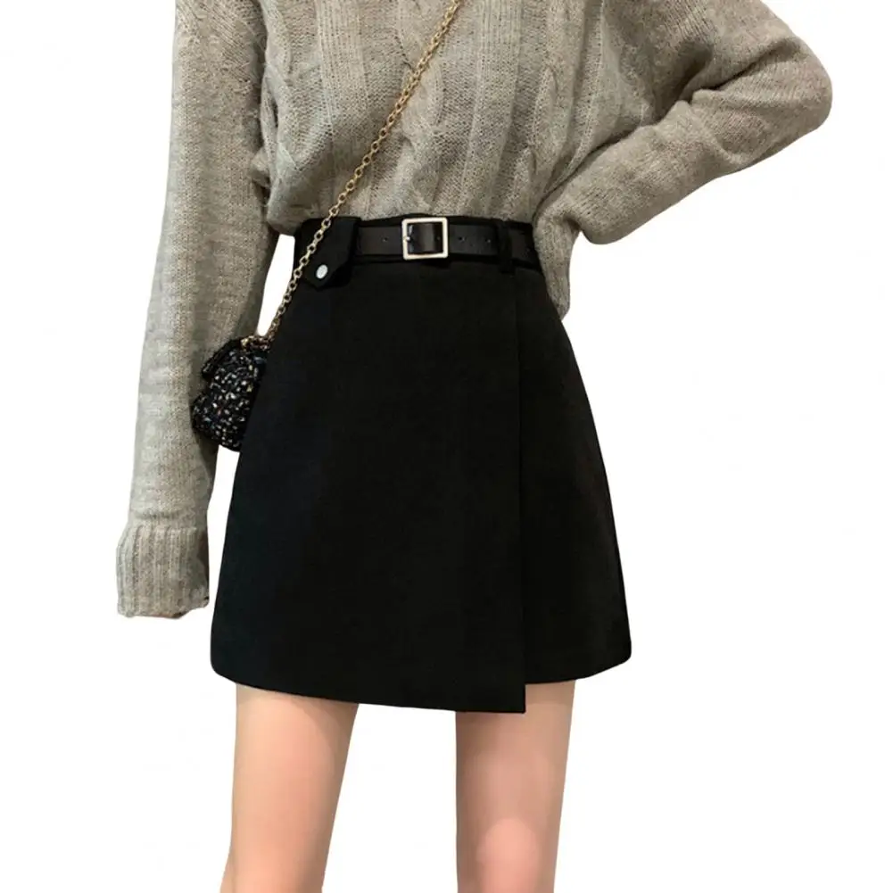 Solid Color Belt Back Zipper Mini Skirt Fashion High Waist Irregular A-Line Dress Woman High Waist Bottoms Short Skirt
Solid Color Belt Back Zipper Mini Skirt Fashion High Waist Irregular A-Line Dress Woman High Waist Bottoms Short Skirt