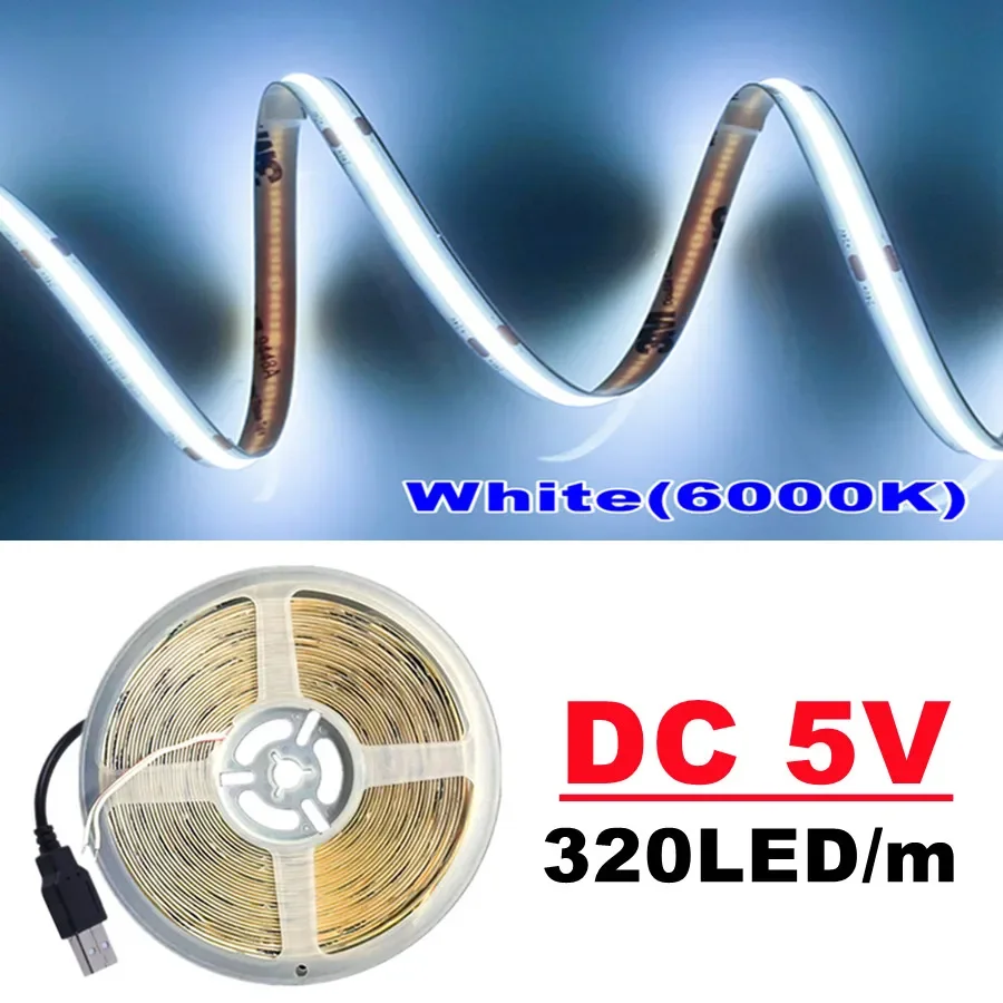 Светодиодная лента HHLZYH COB 5В 320LED/м теплый/натуральный/холодный белый
Светодиодная лента HHLZYH COB 5В 320LED/м теплый/натуральный/холодный белый