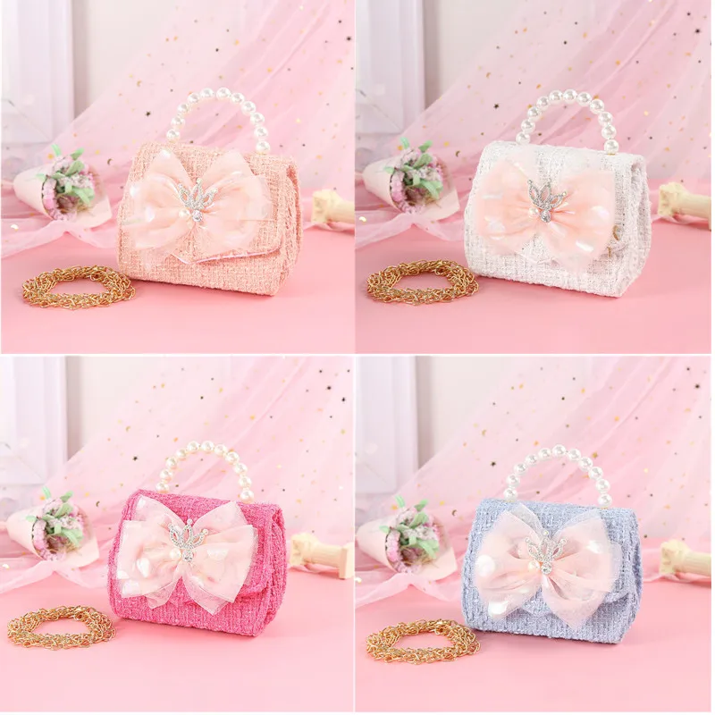 Cute Girls Mini Pearl Bow Messenger Bag Kid Coin And Purse Handbag Children Birthday Gift Crossbody Bag Girl Hasp Backpack Pouch
Cute Girls Mini Pearl Bow Messenger Bag Kid Coin And Purse Handbag Children Birthday Gift Crossbody Bag Girl Hasp Backpack Pouch