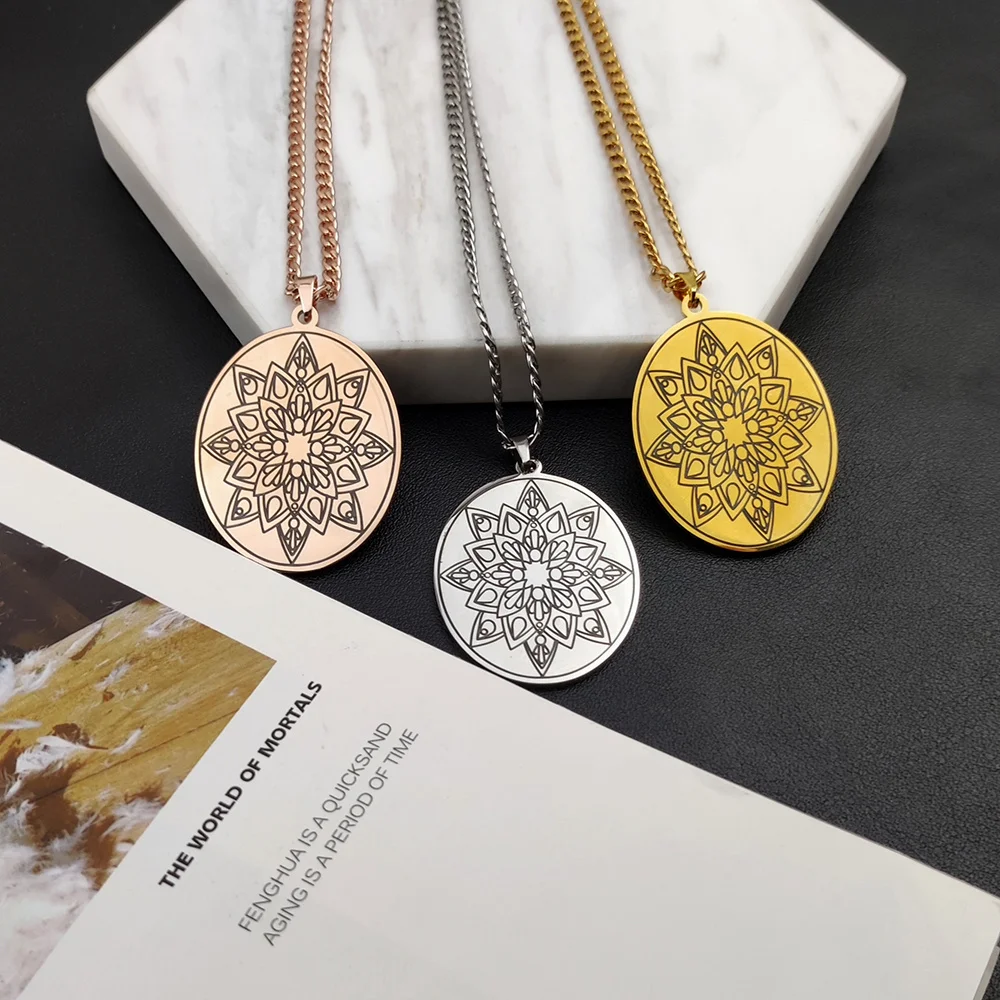 Stainless Steel Jewelry New Datura Flowers Necklace for Women Men Personalized Fashion Charm Datura Flower Pendant delicate Gift
Stainless Steel Jewelry New Datura Flowers Necklace for Women Men Personalized Fashion Charm Datura Flower Pendant delicate Gift