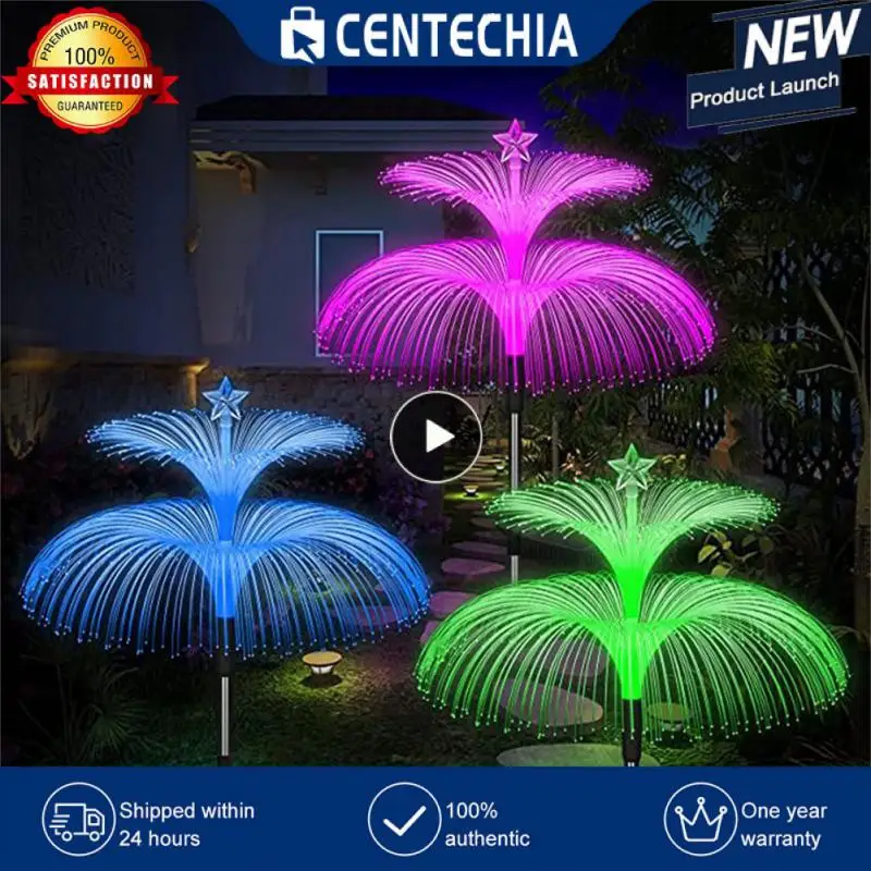 Solar LED Garden Lights Jellyfish Decoration Solar Power Waterproof Outdoor Pathway Solar Lamp 
Solar LED Garden Lights Jellyfish Decoration Solar Power Waterproof Outdoor Pathway Solar Lamp