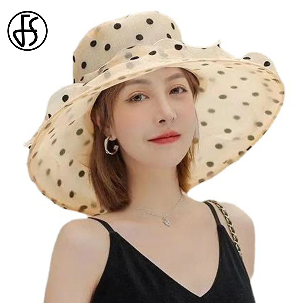 FS Summer Organza Hats For Women Fashion Big Brim Sunbonnet Ladies European Top Sombreros Versatile Sun Protection Beach Cap
FS Summer Organza Hats For Women Fashion Big Brim Sunbonnet Ladies European Top Sombreros Versatile Sun Protection Beach Cap
