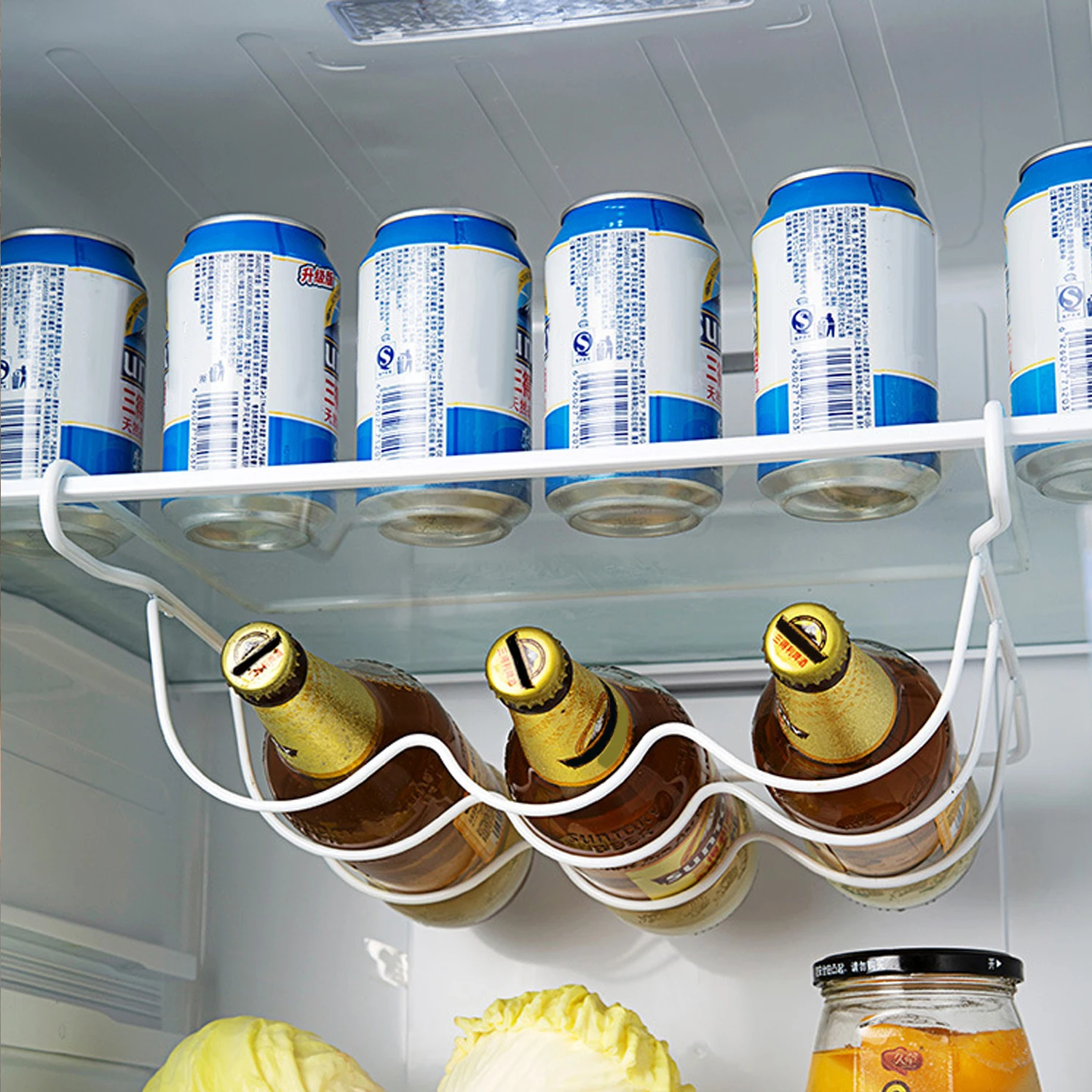 Behogar Refrigerator Kitchen Rack Shelf Holder Shelves Fridge Storage Organizer for Can Beer Wine Watter Bottles
Behogar Refrigerator Kitchen Rack Shelf Holder Shelves Fridge Storage Organizer for Can Beer Wine Watter Bottles