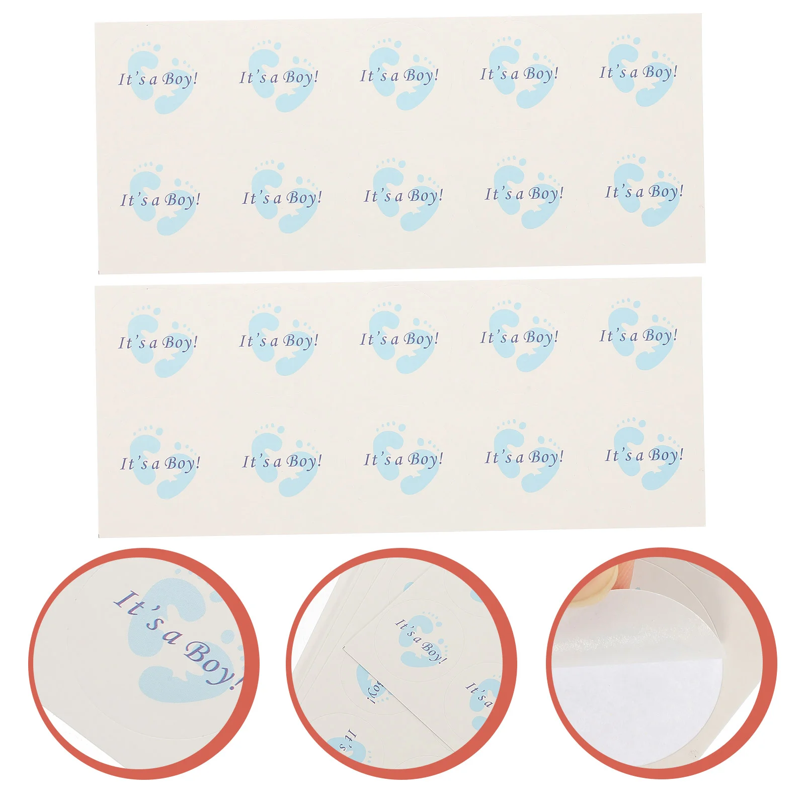 50 Sheets Tab Stickers Gender Reveal Party Decorate Envelope Seals Envelopes Paper Sealer
50 Sheets Tab Stickers Gender Reveal Party Decorate Envelope Seals Envelopes Paper Sealer