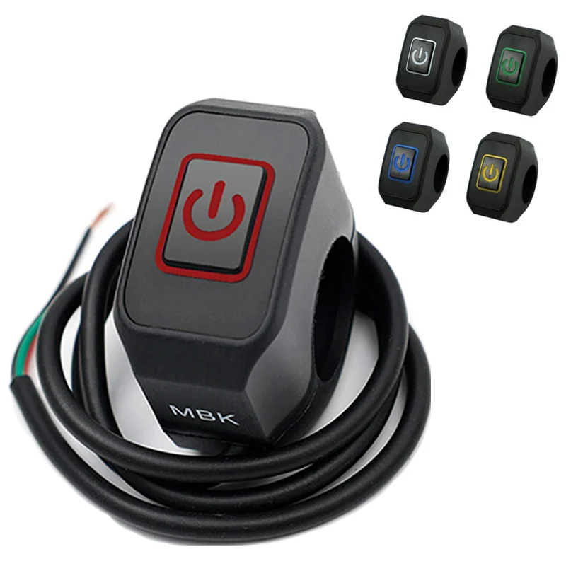 Universal 22mm Motorcycle Handlebar Switch ON OFF Horn Headlight Control Buttton Waterproof Modified Switches with LED Light
Universal 22mm Motorcycle Handlebar Switch ON OFF Horn Headlight Control Buttton Waterproof Modified Switches with LED Light