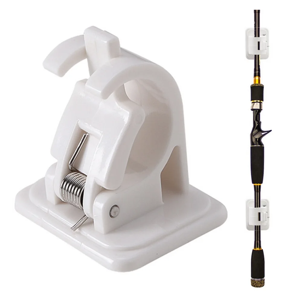 2pcs/Lot Fishing Accessories Lure Rod Holder Wall Bracket Glue And Drill Installation Equipment ABS Snap Fits Many Sizes GJ0081
2pcs/Lot Fishing Accessories Lure Rod Holder Wall Bracket Glue And Drill Installation Equipment ABS Snap Fits Many Sizes GJ0081