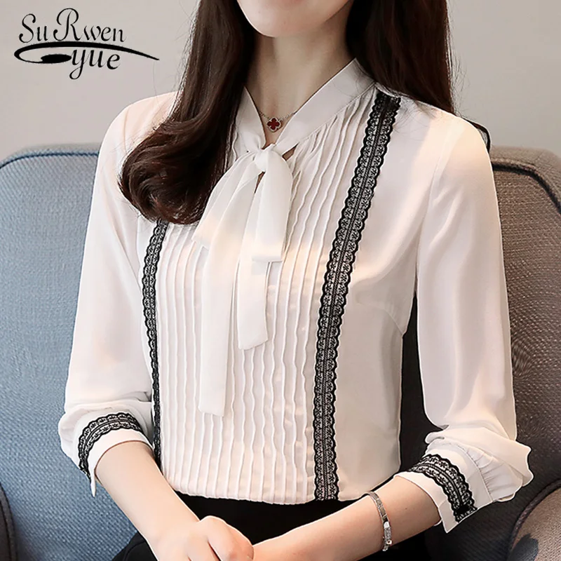 New Chiffon Women's Blouses Office Ladies Tops Long Sleeve White Chiffon Women Shirts Elegant Female Clothing Blusas D472 50
New Chiffon Women's Blouses Office Ladies Tops Long Sleeve White Chiffon Women Shirts Elegant Female Clothing Blusas D472 50